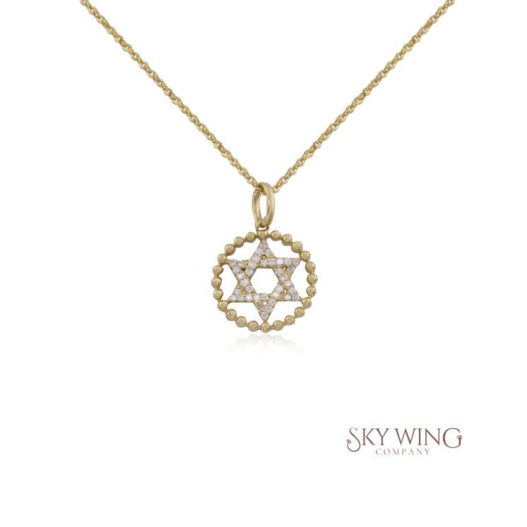 STAR OF DAVID DIAMOND NECKLACE