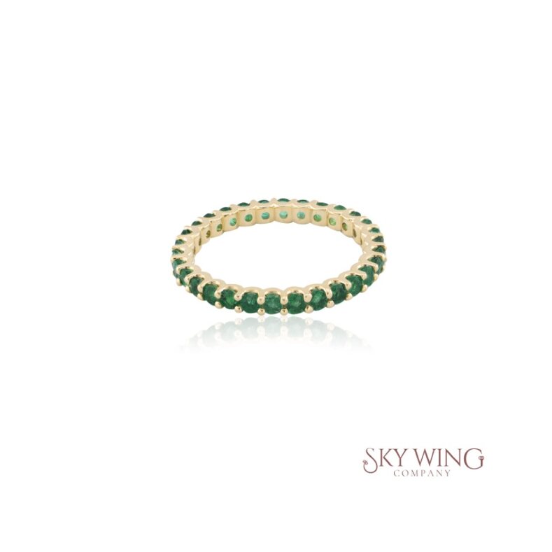 ETERNITY EMERALD RING
