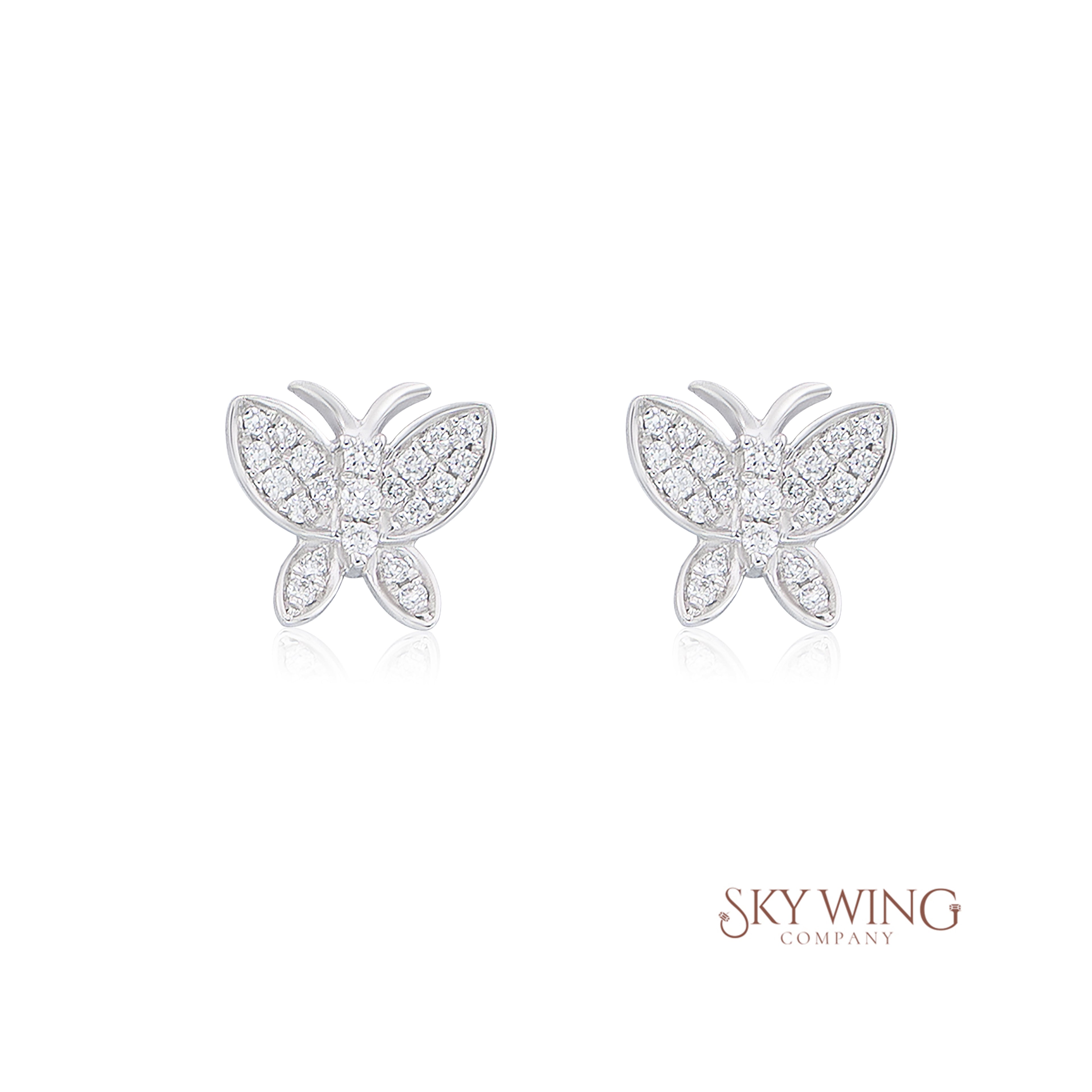 BUTTERFLY STUDD EARRING