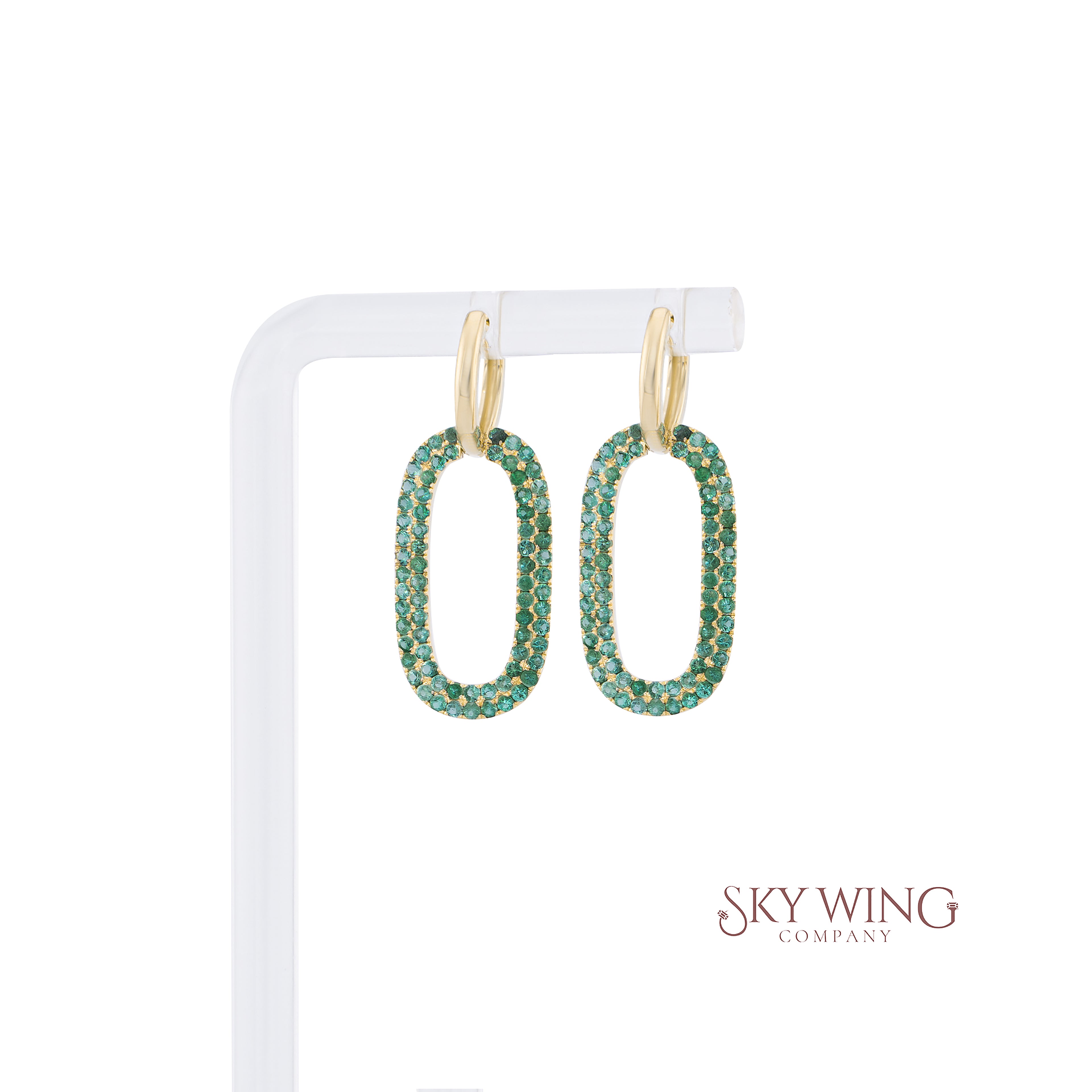 AROS HUGGIES / HOOPS ZAFIRO AZUL