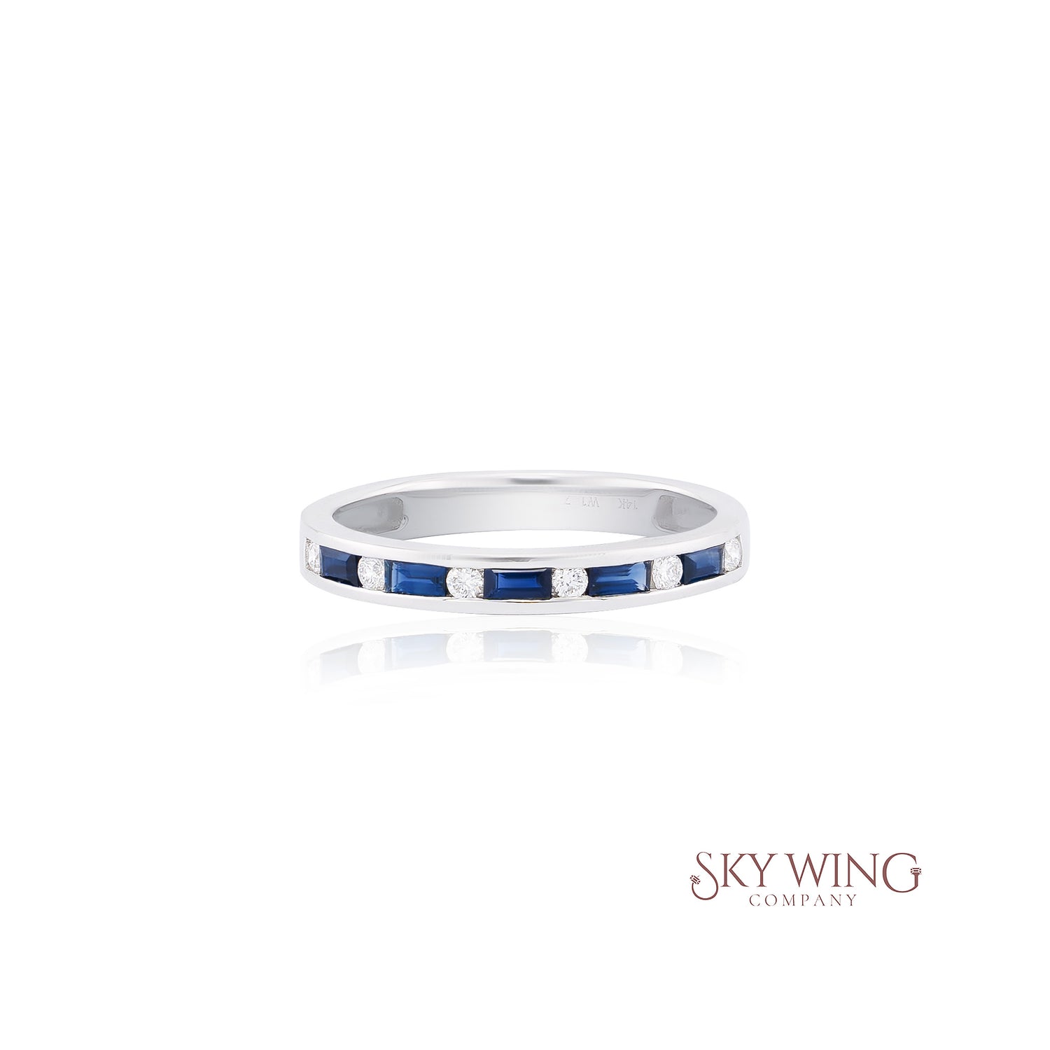 DIA: BAGUETTE SAPPHIRE BAND