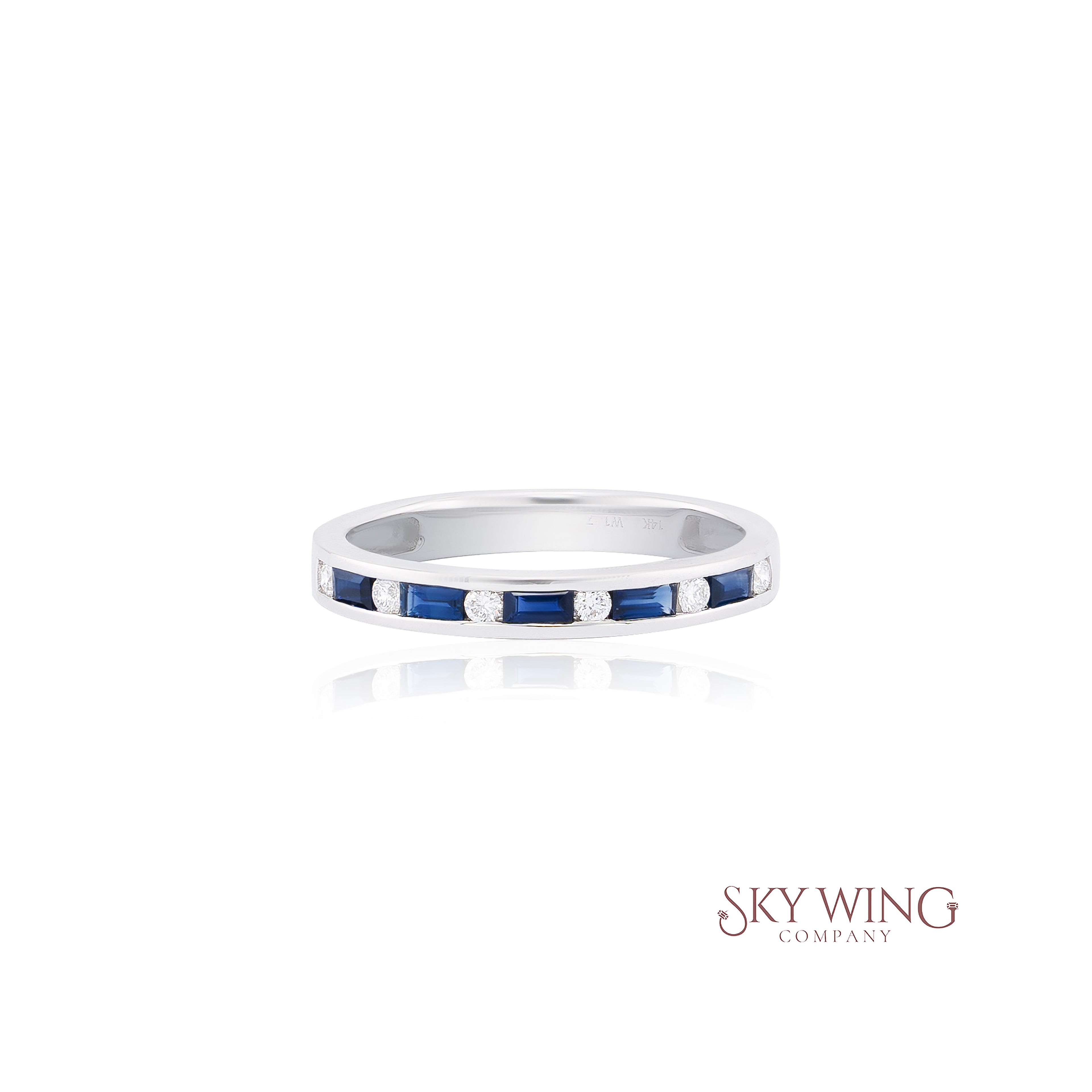 DIA: BAGUETTE SAPPHIRE BAND