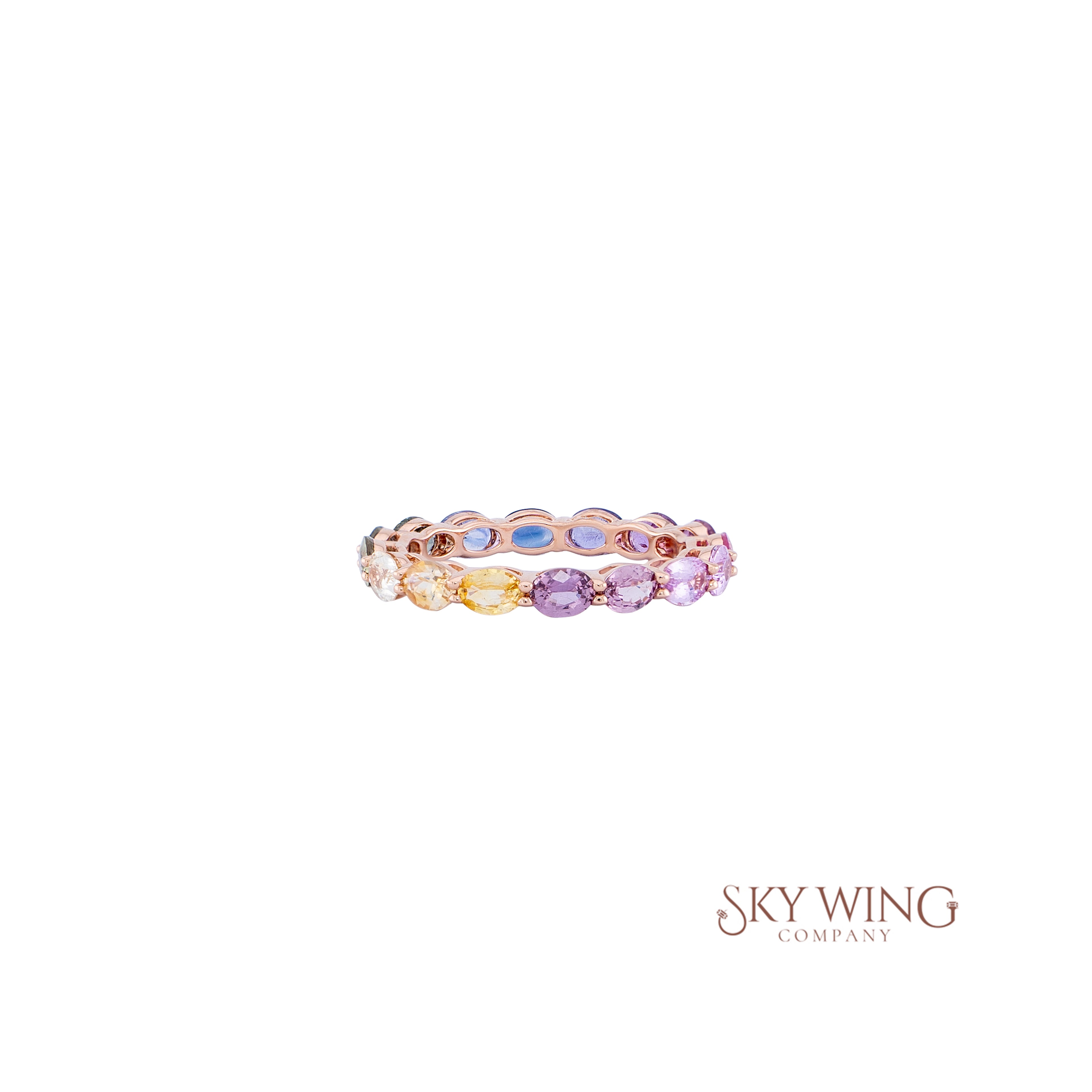 MULTI SAPPHIRE OVAL SHAPE RING