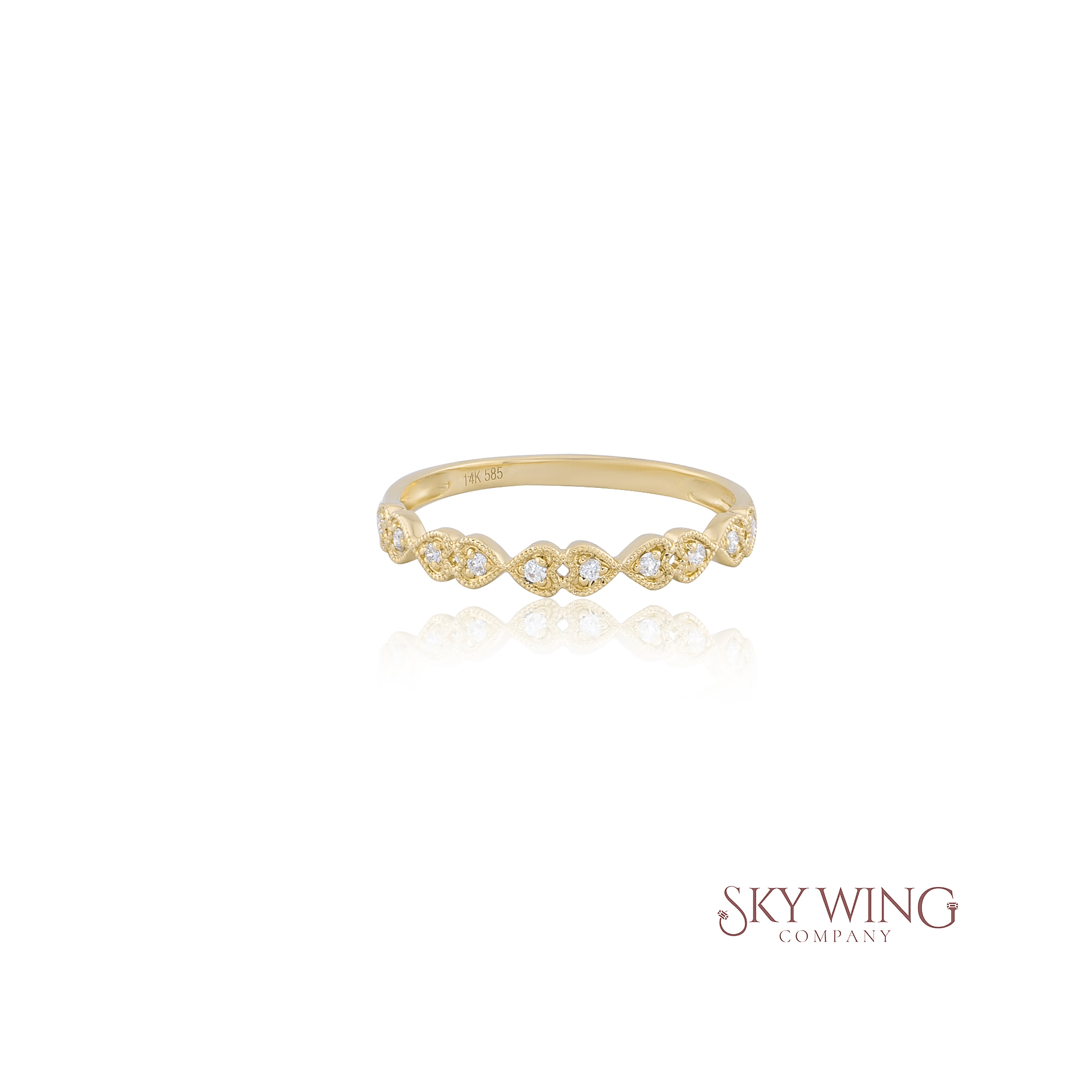 HEART SHAPED STACKABLE RING
