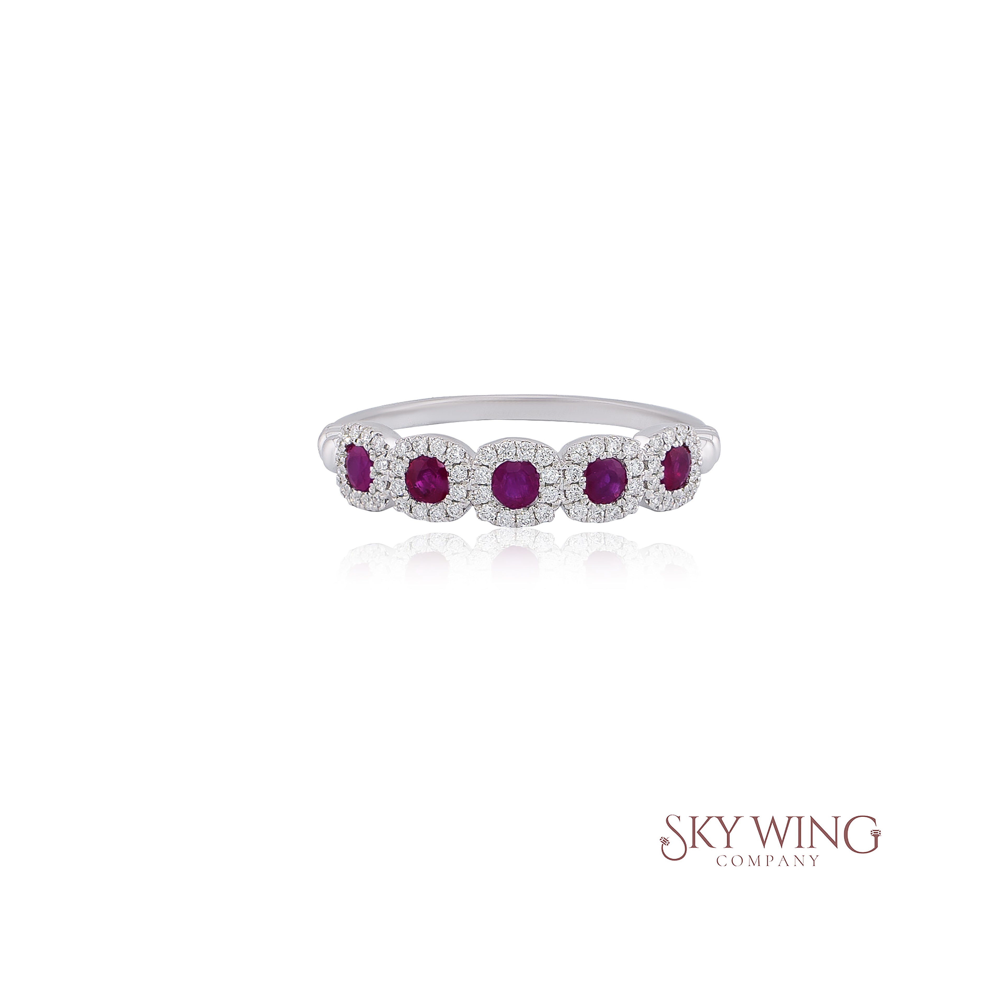 RUBY & DIAMOND ROUND RING