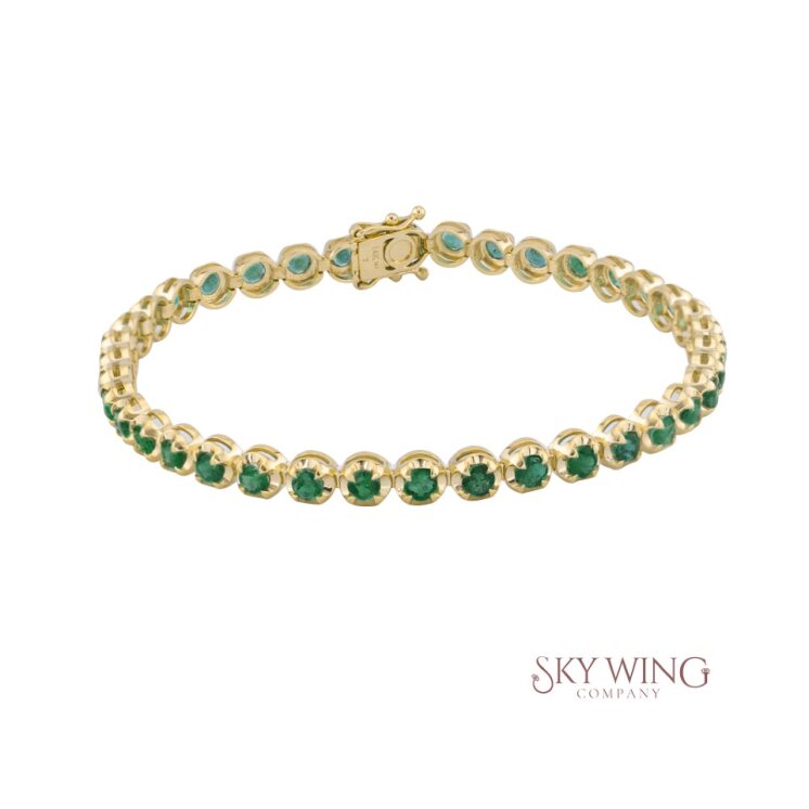 EMERALD TENNIS BRACELET