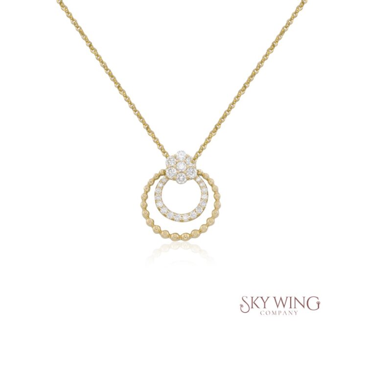 DIAMOND CIRCLE NECKLACE