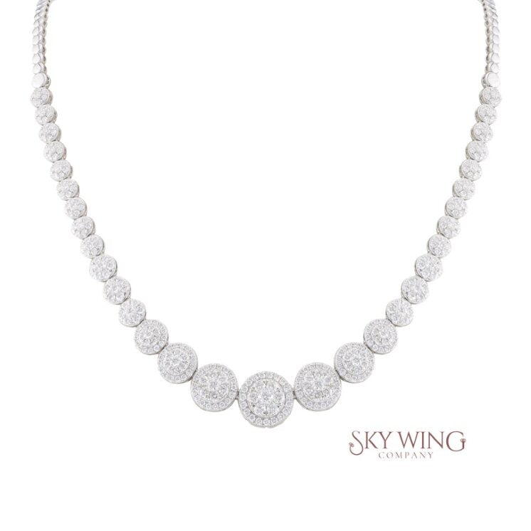 DIAMOND CIRCLE TENNIS NECKLACE