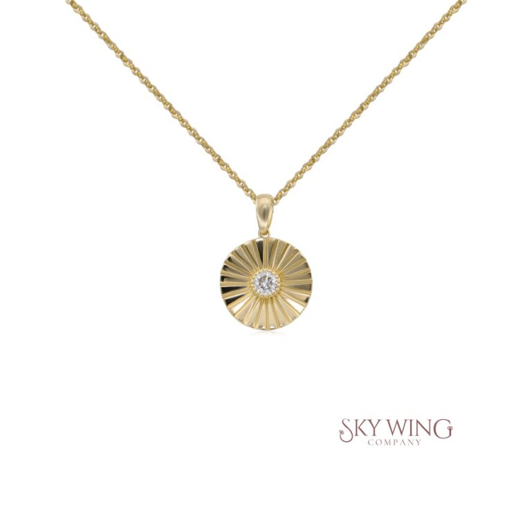 ROUND DIAMOND CIRCLE PENDANT