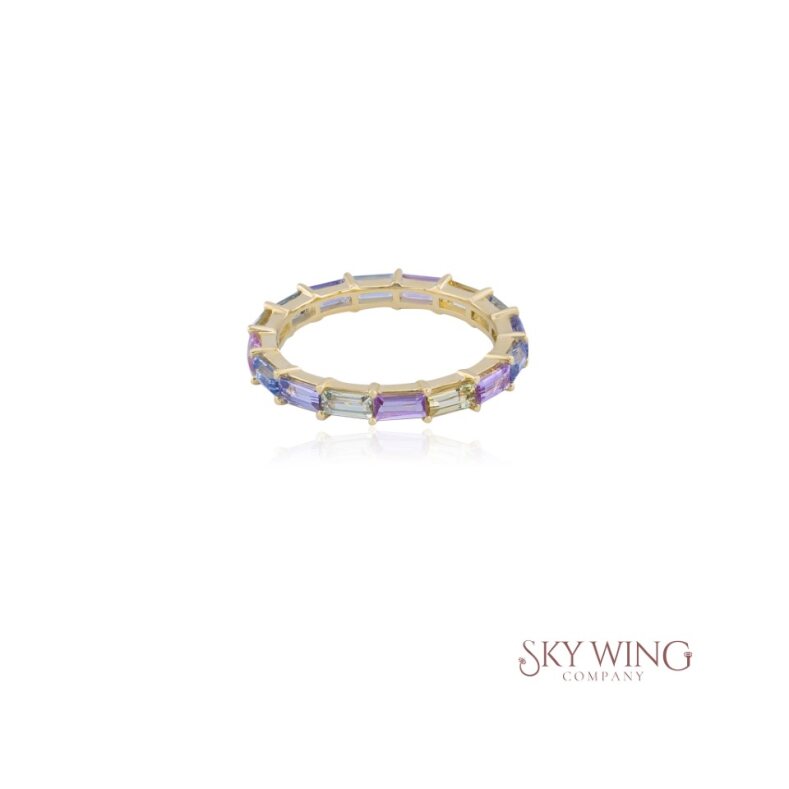 MULTI SAPPHIRE ETERNITY BAND