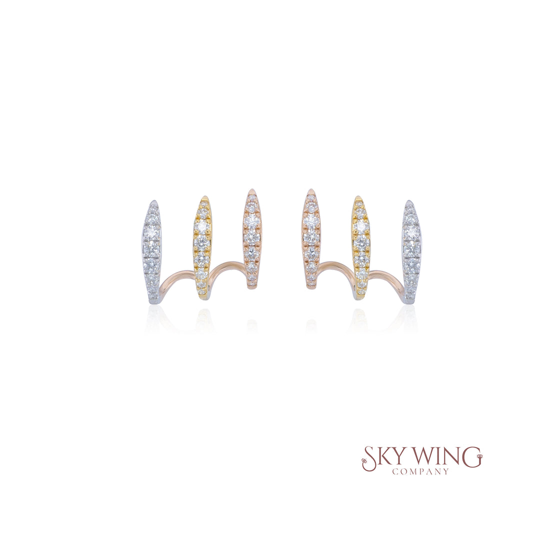 DIAMOND CLAW EARRINGS