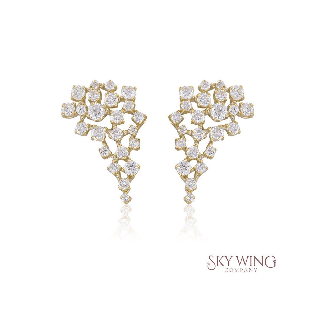 DIAMOND CLUSTER EARRING