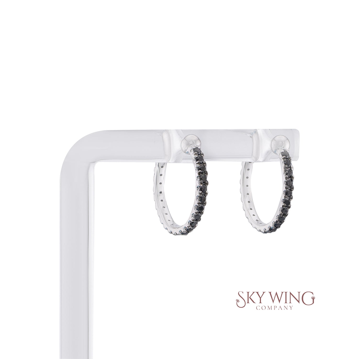 BLACK DIAMOND EAR CUFFS