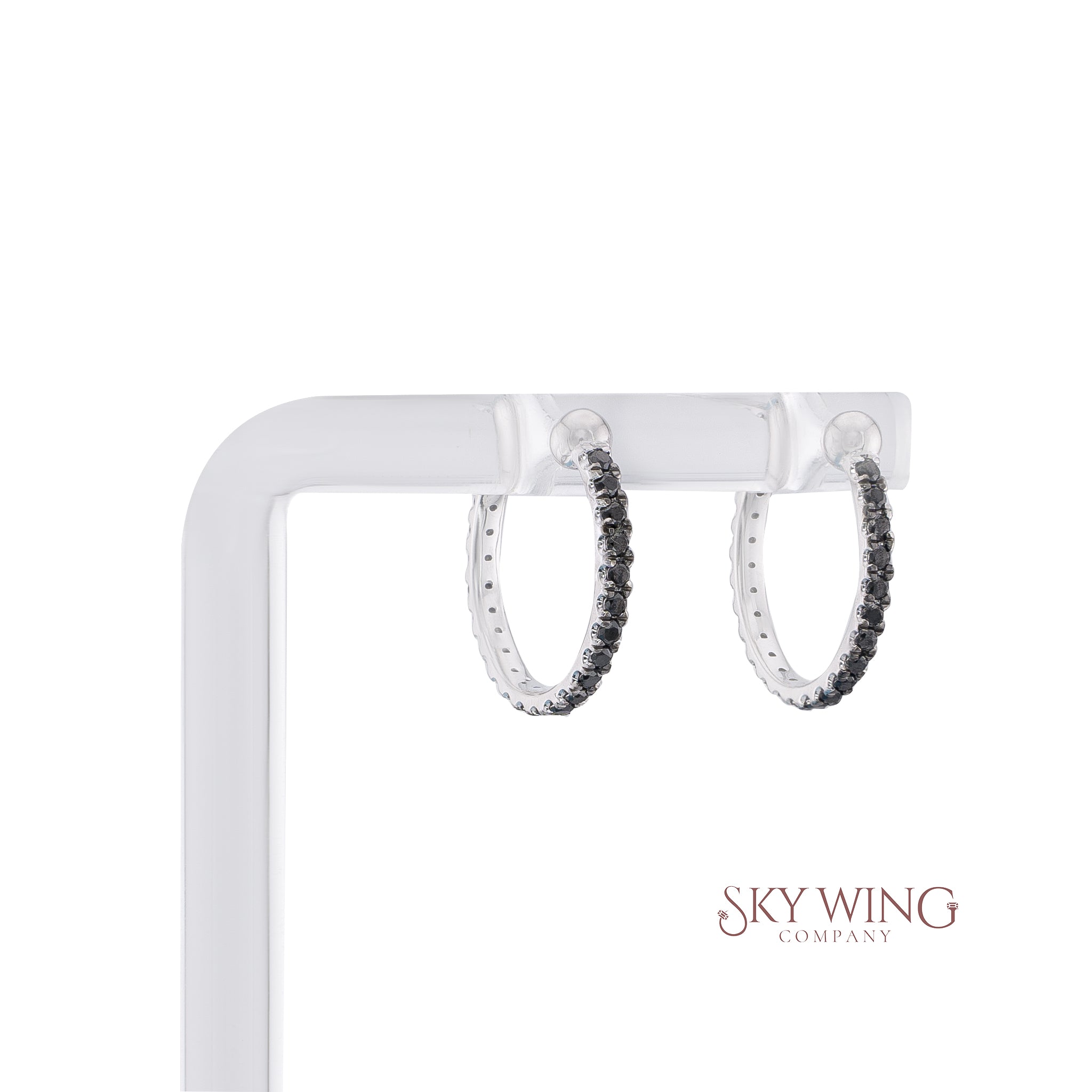 BLACK DIAMOND EAR CUFFS