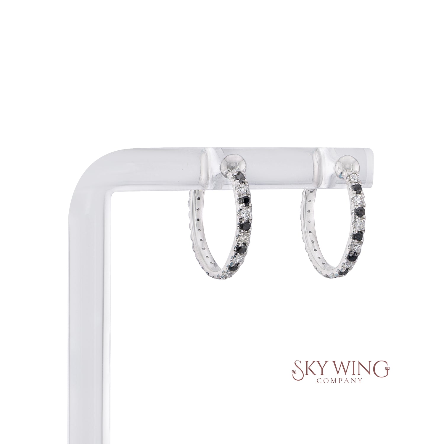 BLACK DIAMOND EAR CUFFS