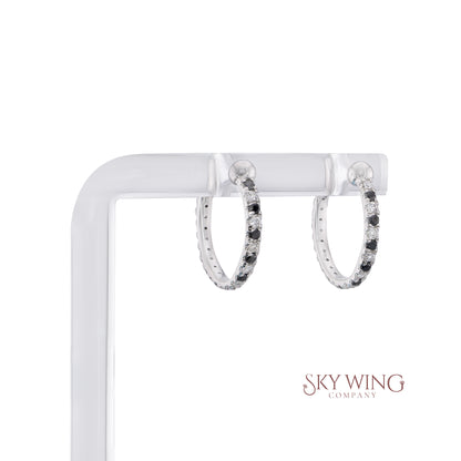 BLACK DIAMOND EAR CUFFS