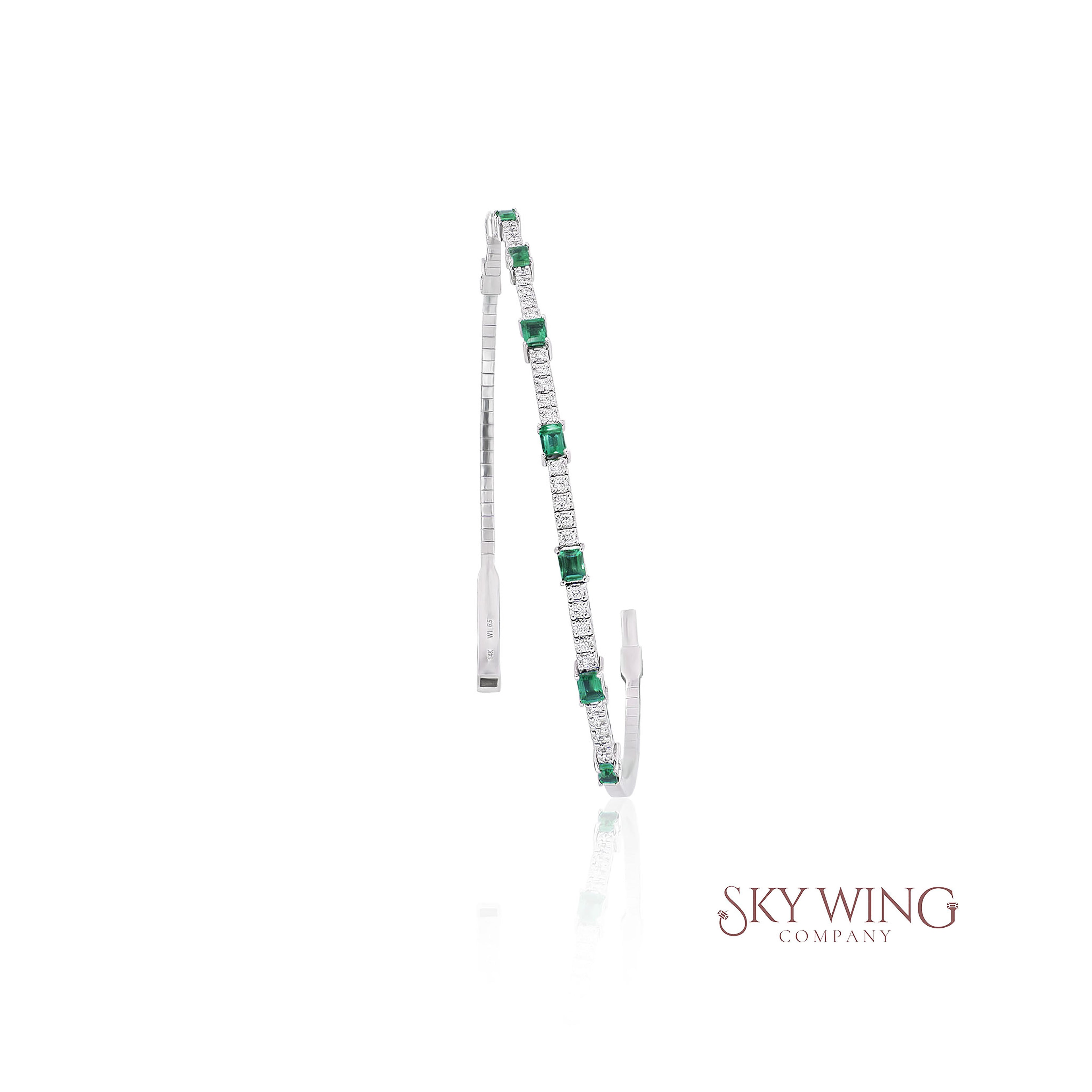 Emerald Flexible Bracelet