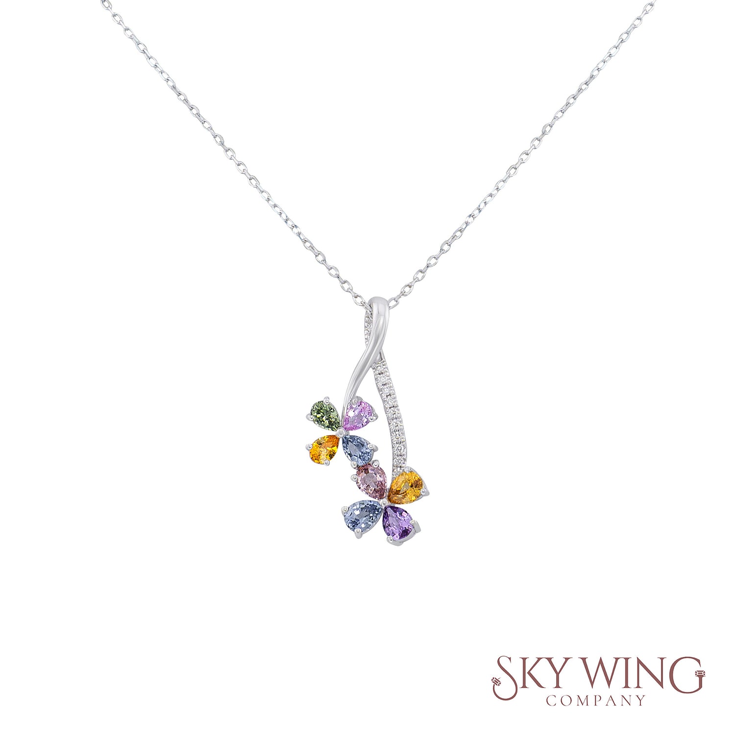 Everblooming Multi Sapphire Necklace