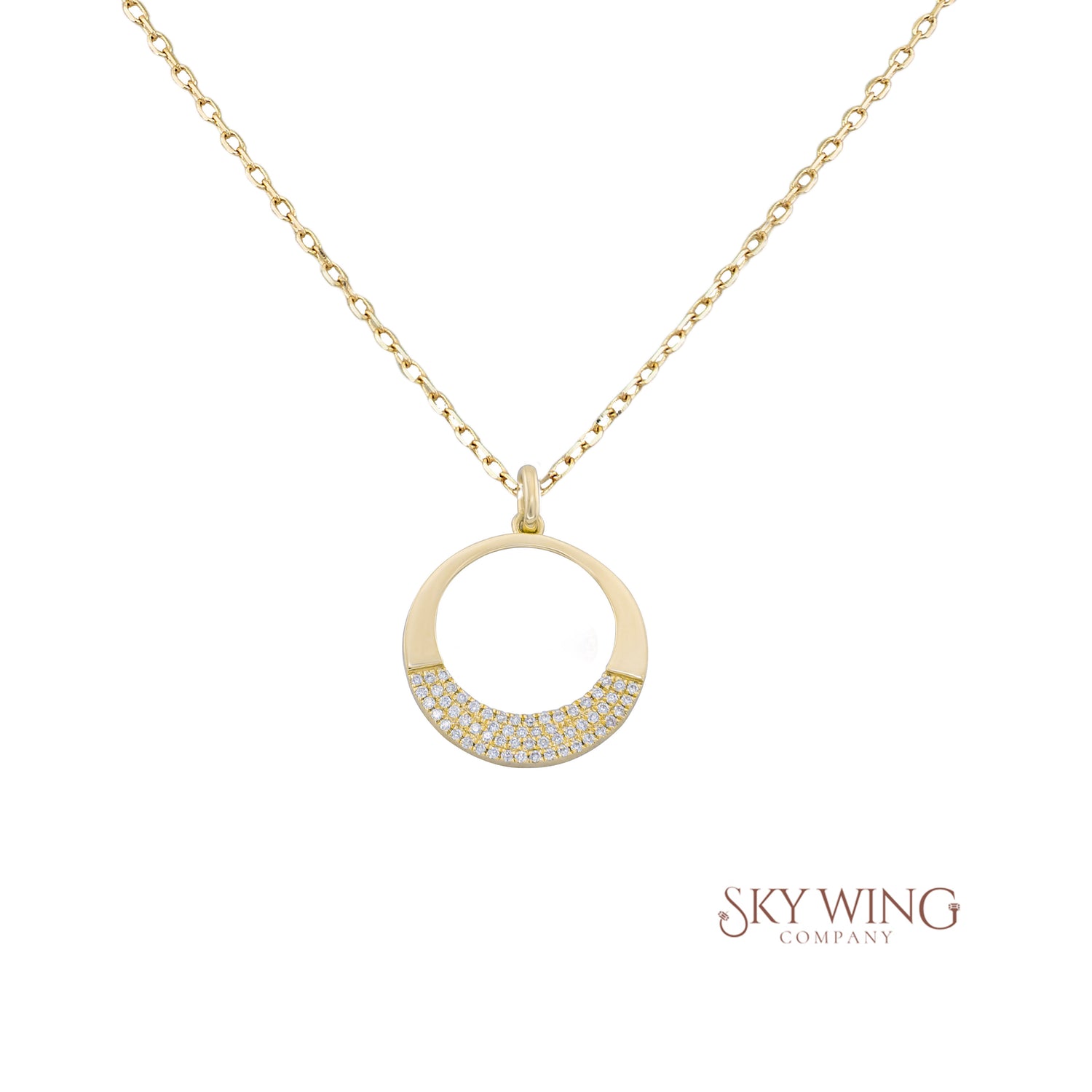 Diamond Circle Pendant