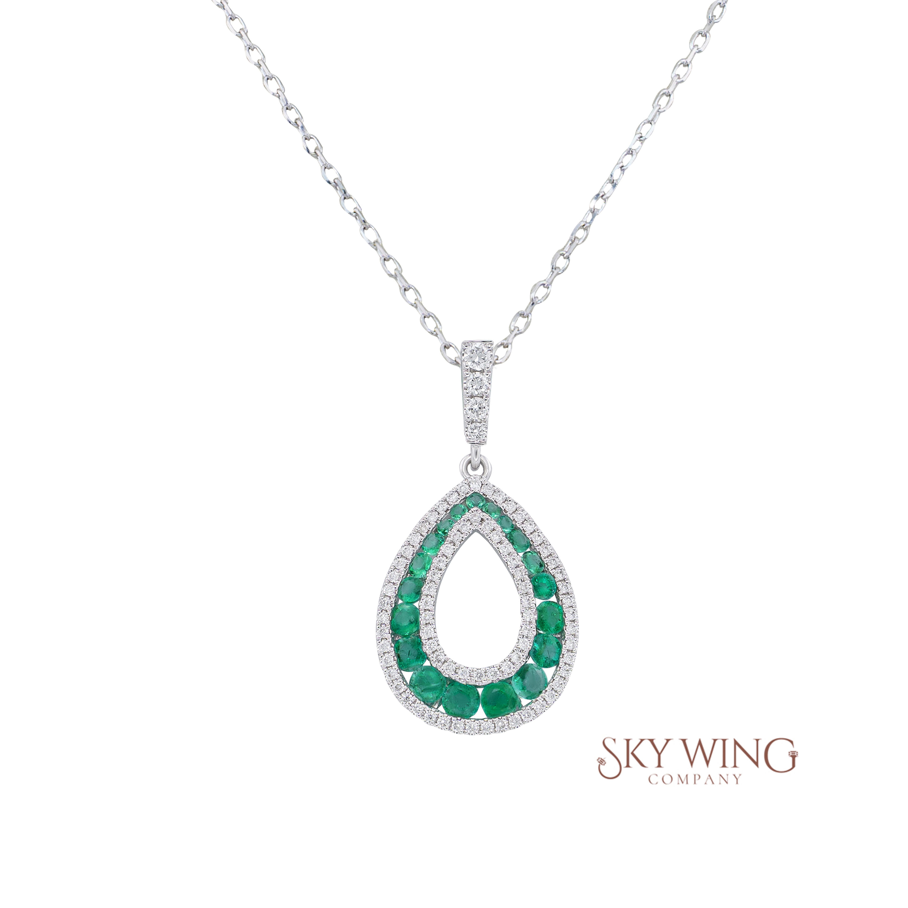 Emerald Drop Necklace