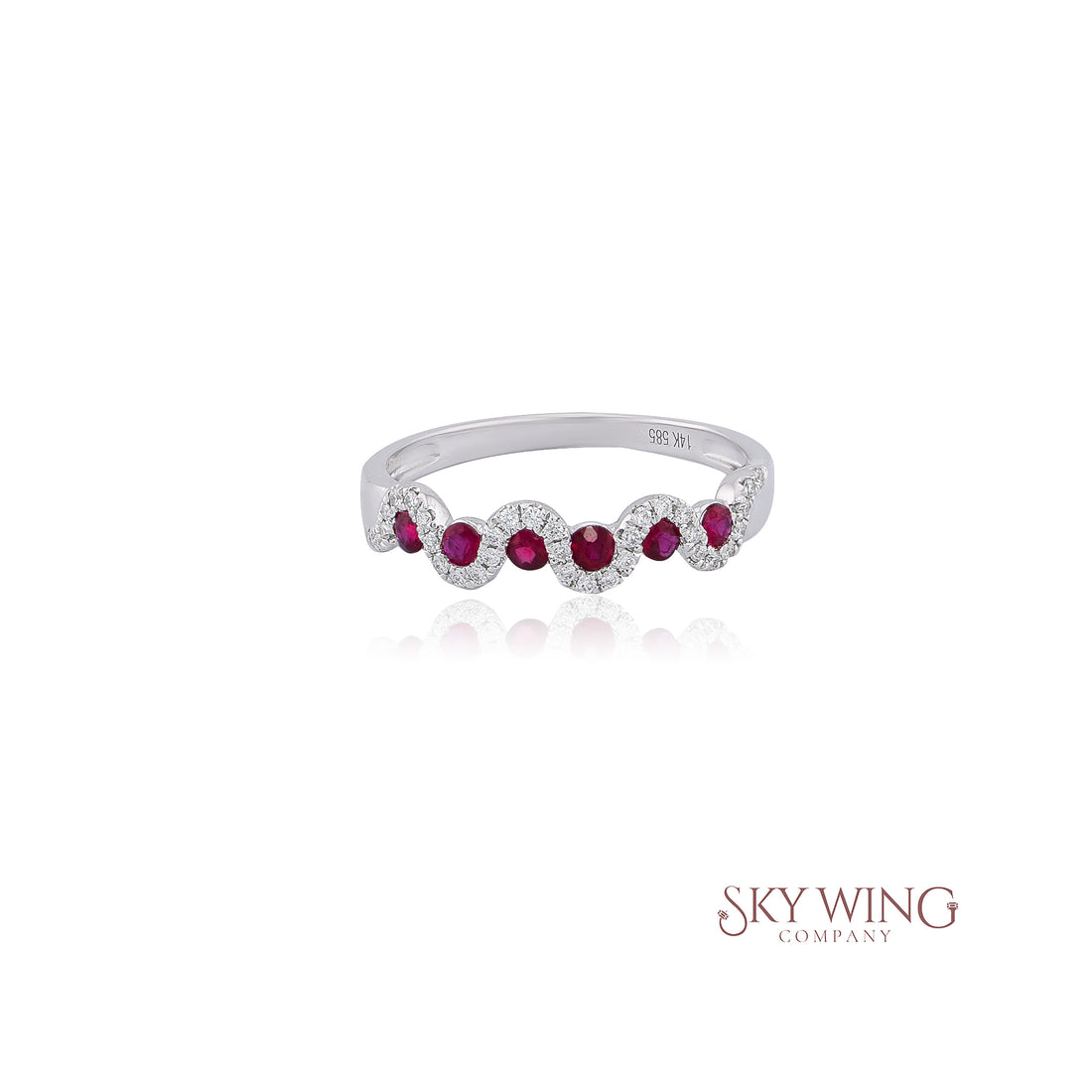 DIA: &amp; RUBY WAVE BAND