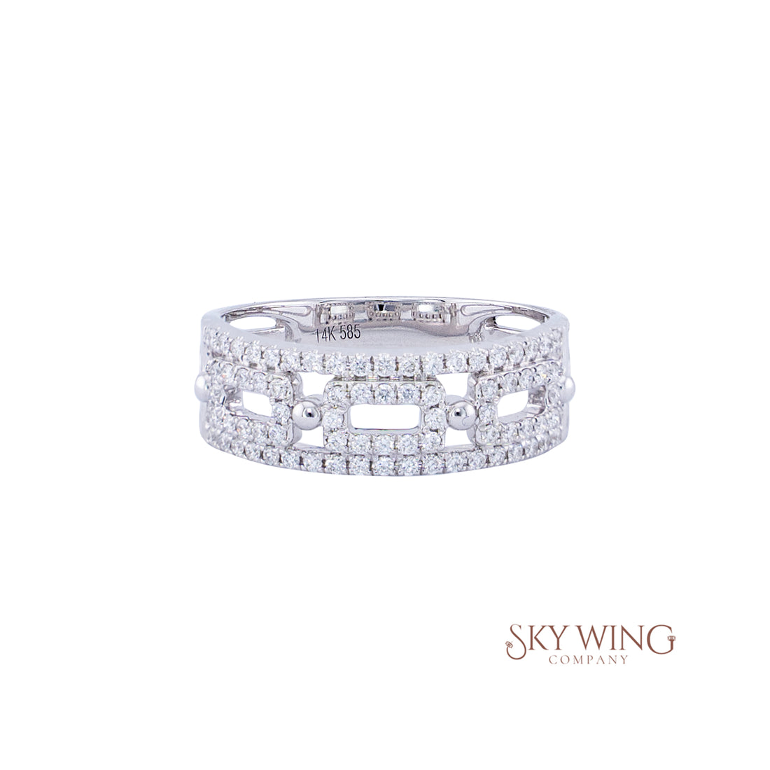 ROUND DIAMOND FANCY RING BAND