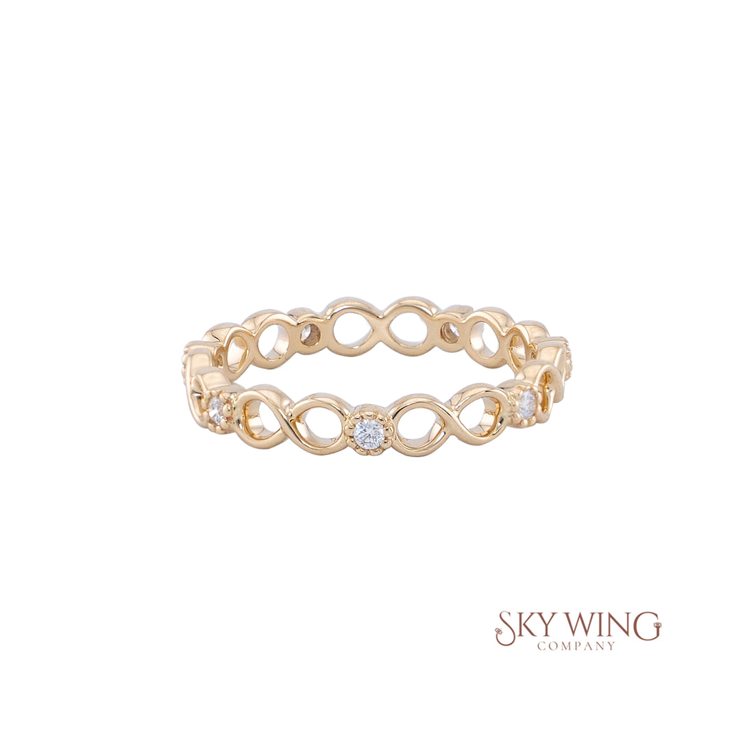 ROUND DIAMOND INFINITY RING