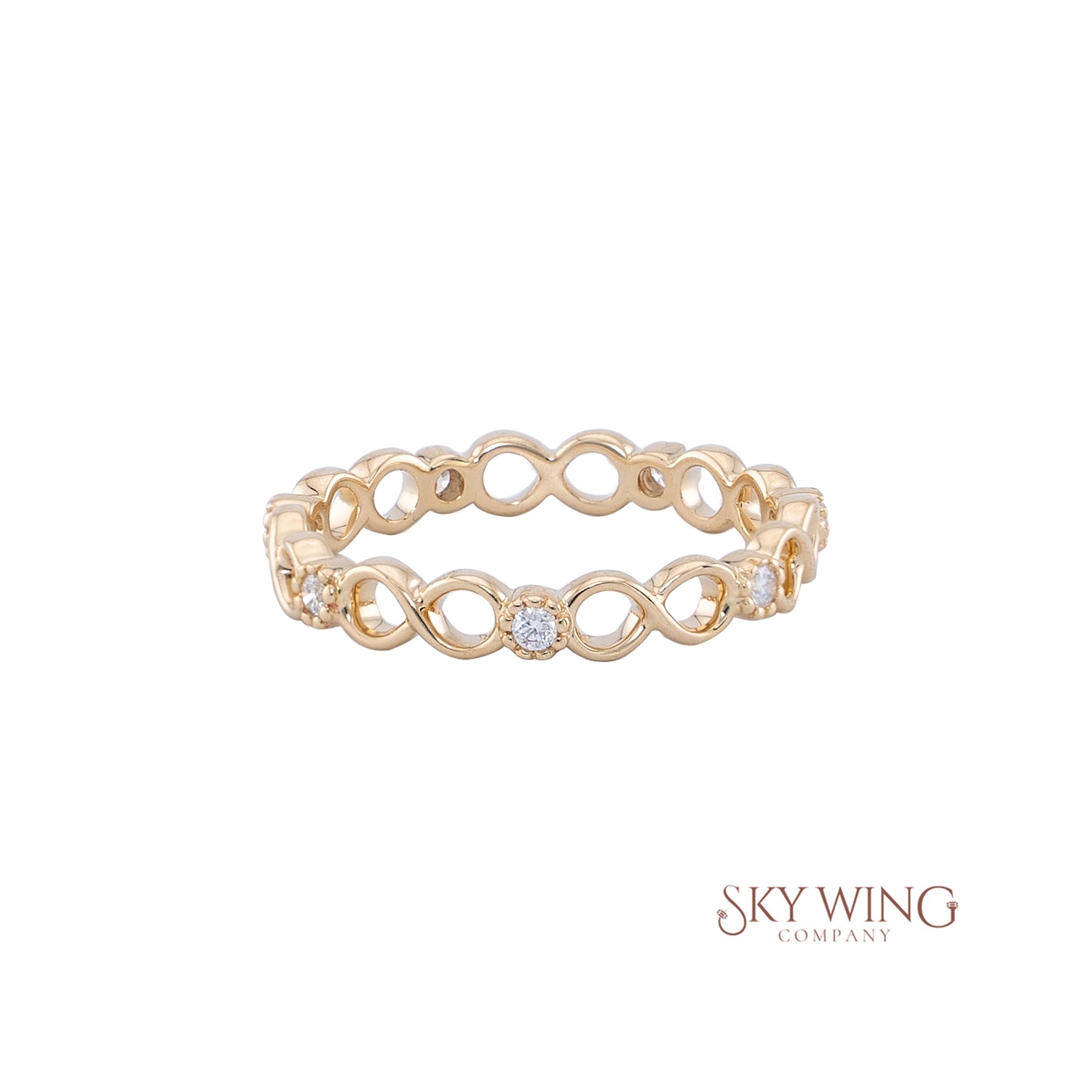 ROUND DIAMOND INFINITY RING