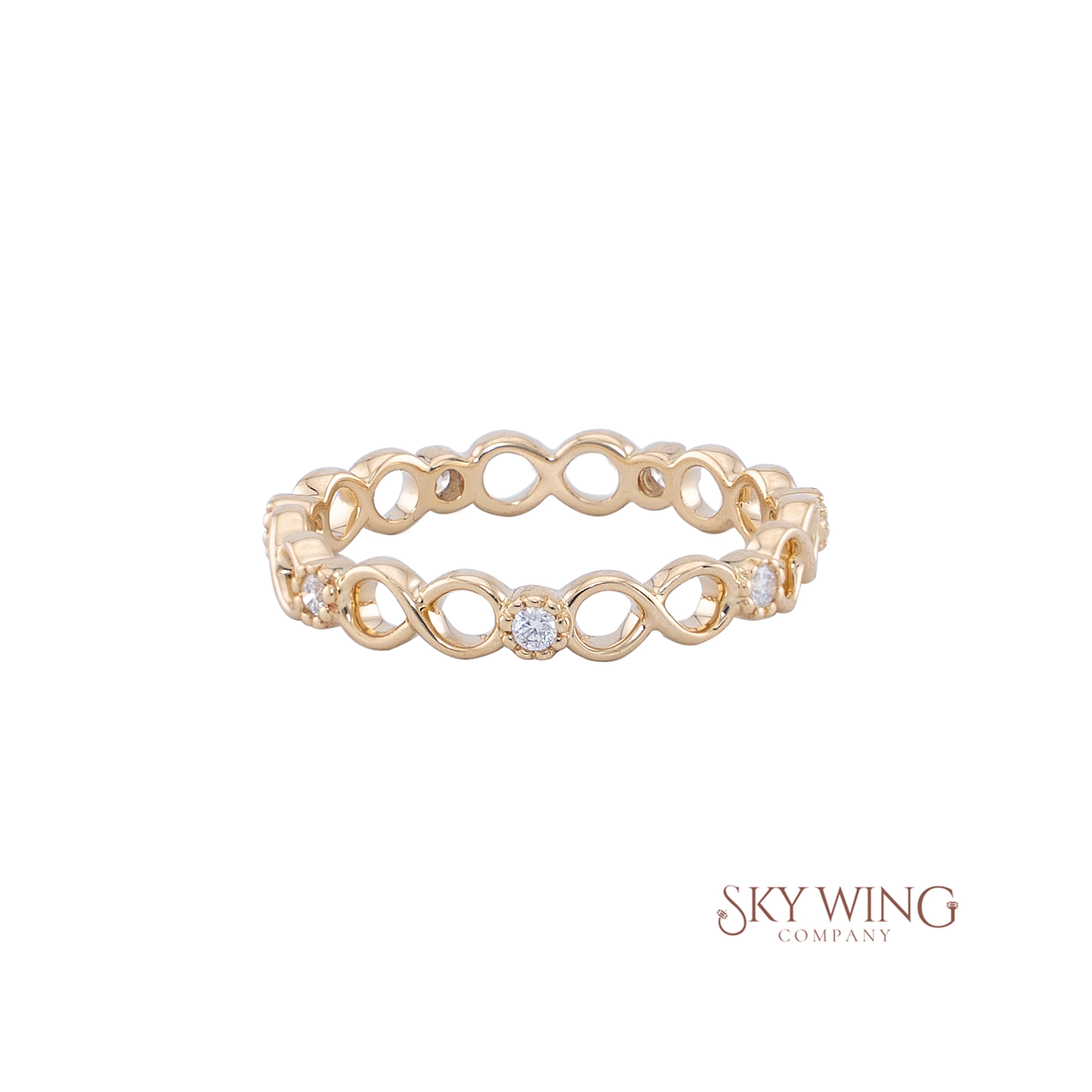ROUND DIAMOND INFINITY RING
