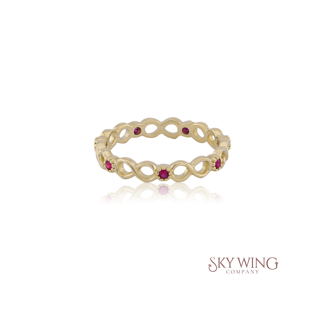 ROUND RUBY INFINITY RING