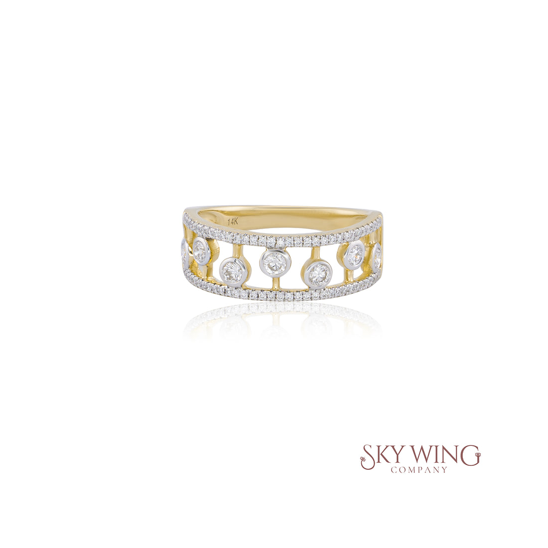 ROUND DIAMOND BAND RING