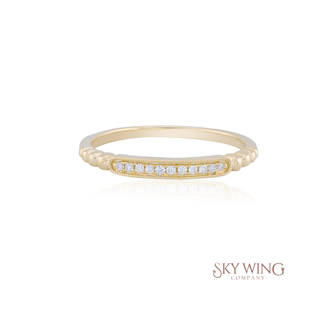 ROUND DIAMOND RING BAND