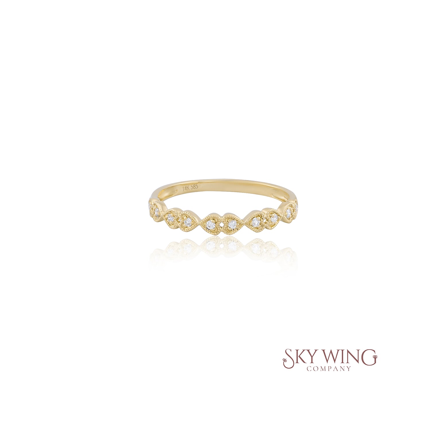 HEART SHAPED STACKABLE RING