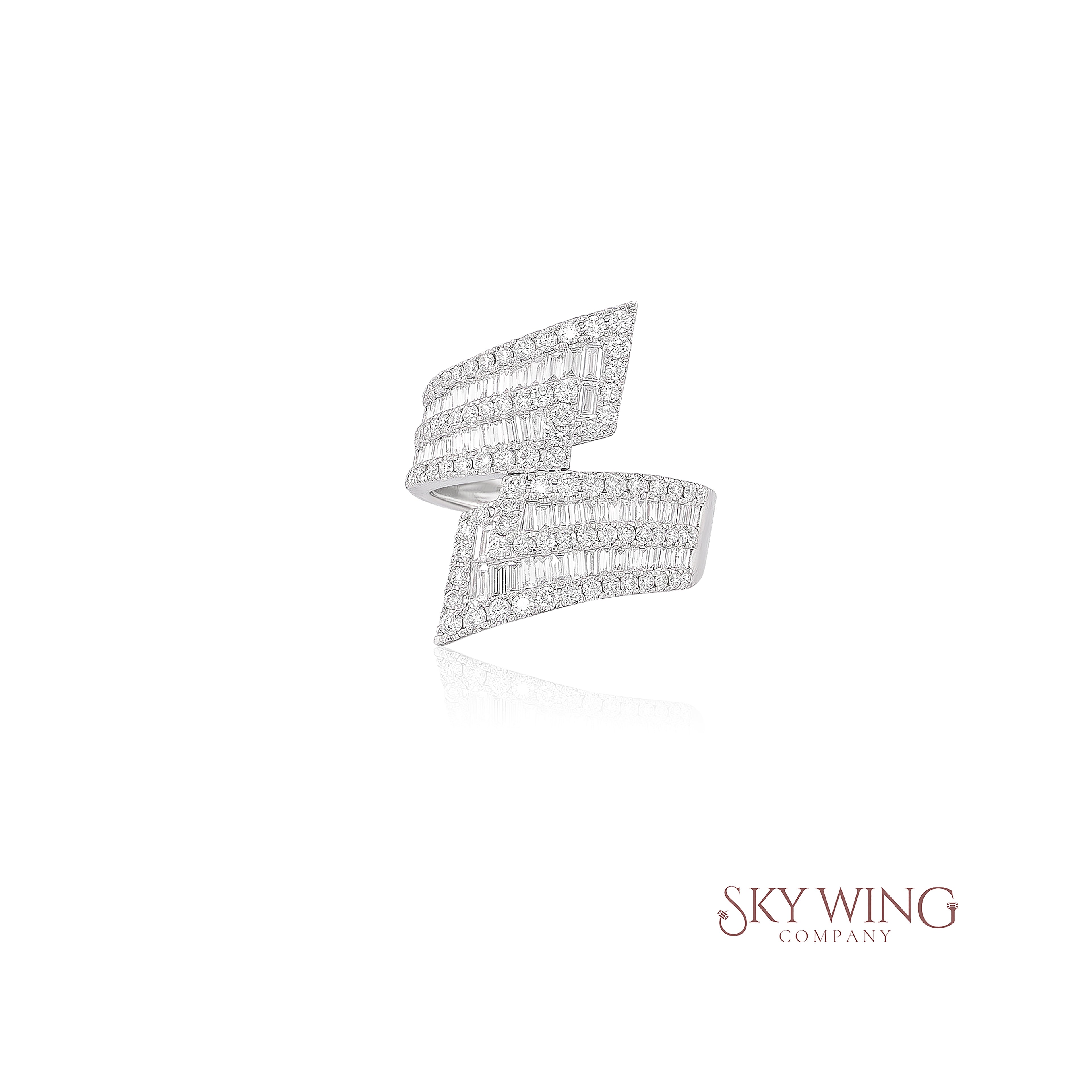 DIAMOND BYPASS RING