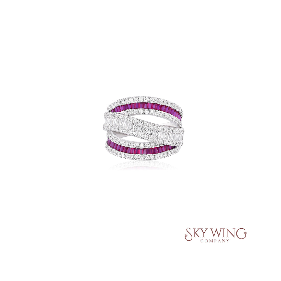 RUBY AND DIAMOND COCKTAIL RING